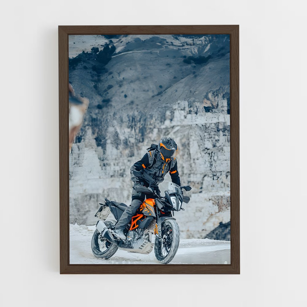 Poster Route Gelée – affiche KTM Moto (vue 5)